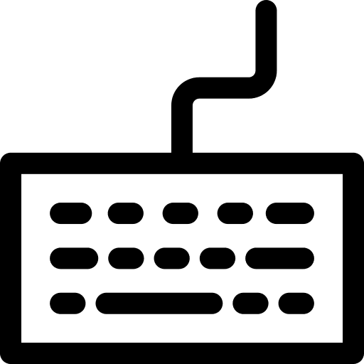 Keyboard keys tool hardware icon