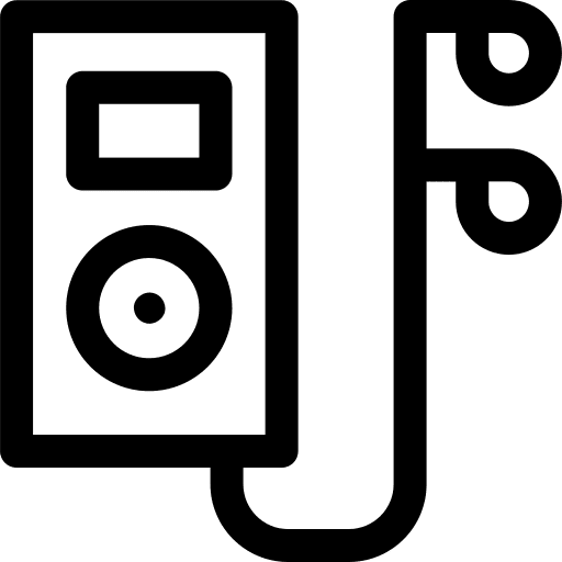 Music player digital electronic technology icon