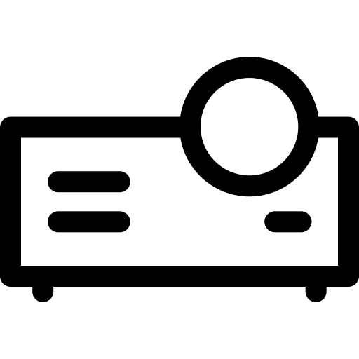 Projector computer device presentation icon