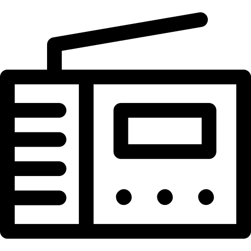 Radio radio radio antenna news icon