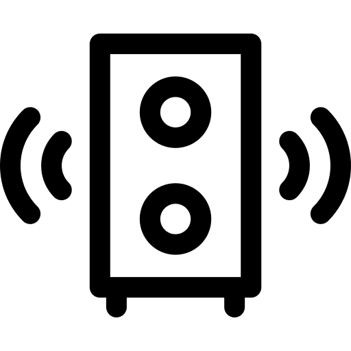 Speaker loudspeakers loudspeaker technology icon