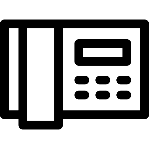 Telephone phone call phone office material icon