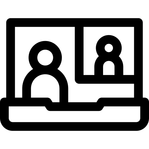 Videocall technology videocall user icon