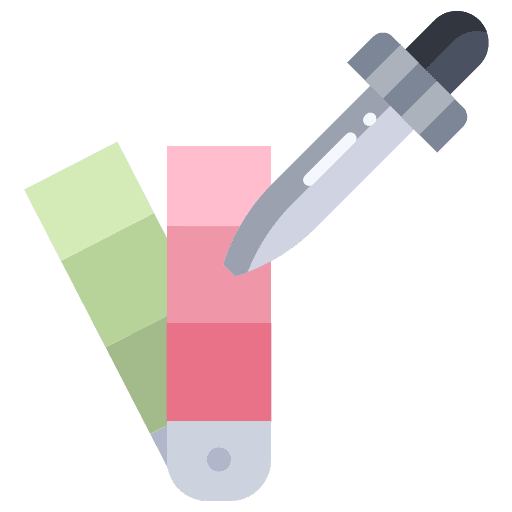 Colours edition colours graphics editor icon