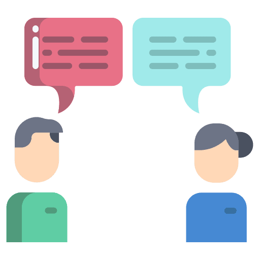 Feedback feedback speech bubble communications icon