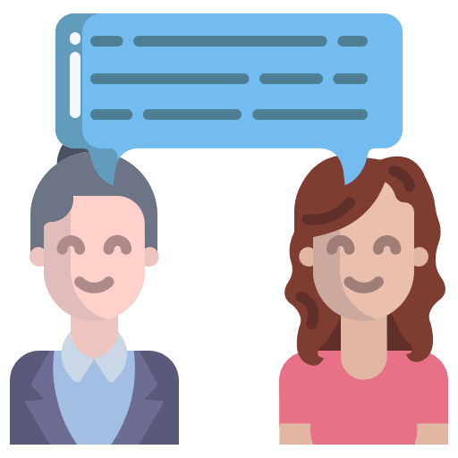 Feedback people man comment icon