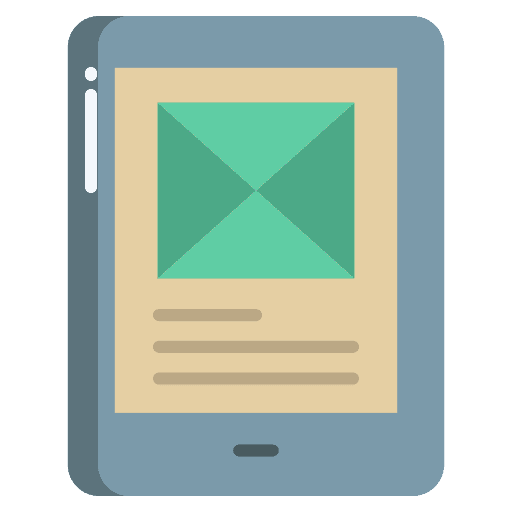 Tablet seo and web browser website icon