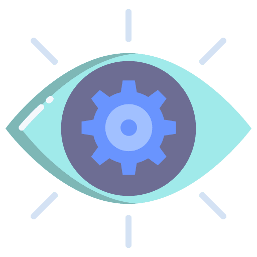 Vision tools and utensils management settings icon
