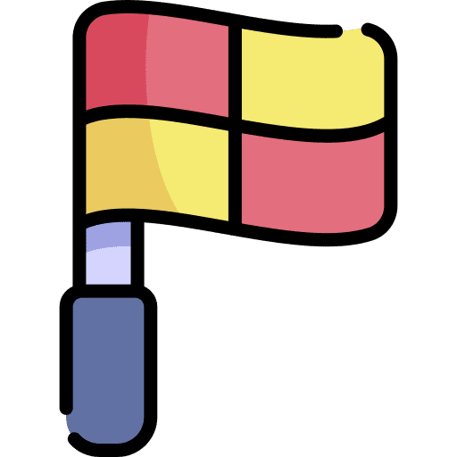 Offside football offside sport equipment icon