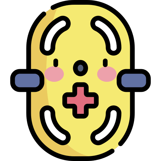 Stretcher emergency medical assistance stretcher icon