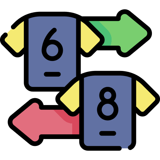 Substitution player arrows substitution icon