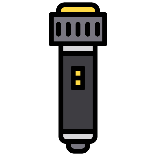 Flashlight hiking flashlight mountaineering icon