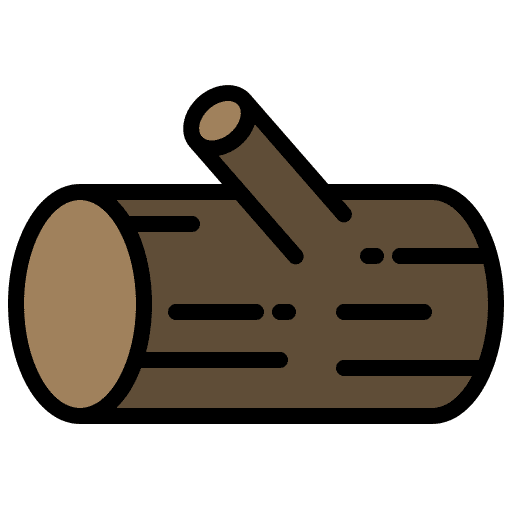 Wood hobbies and free time outdoor nature icon