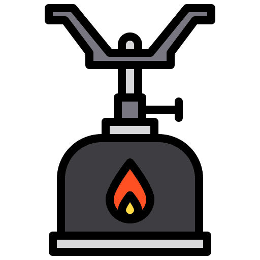 Gas flame gas cook icon