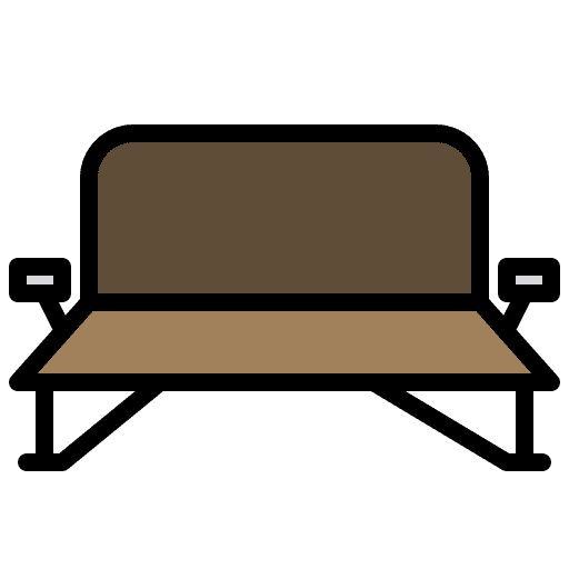 Chair hobbies and free time seat camping chair icon