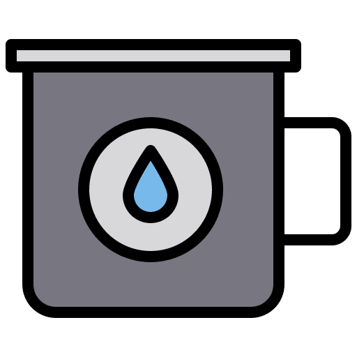 Mug hobbies and free time drink restaurant icon