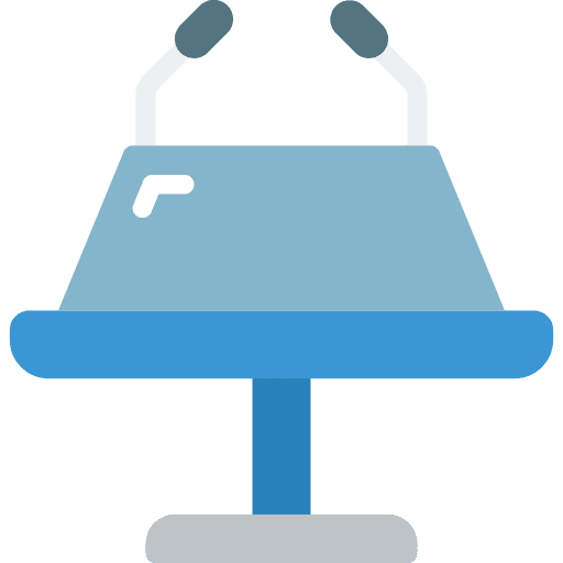Presentation ui podium presentation icon