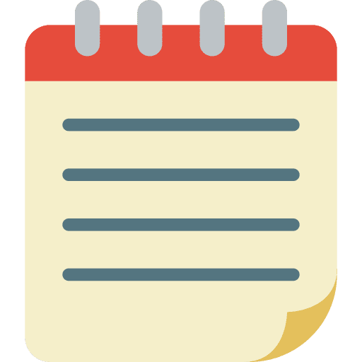 Notepad document note memo icon