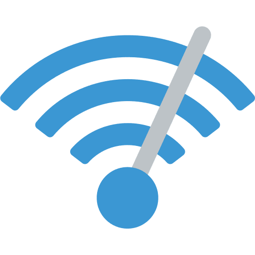 Wifi connection speedometer wifi speed icon
