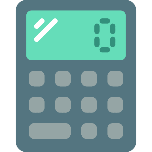 Calculator maths calculation calculate icon
