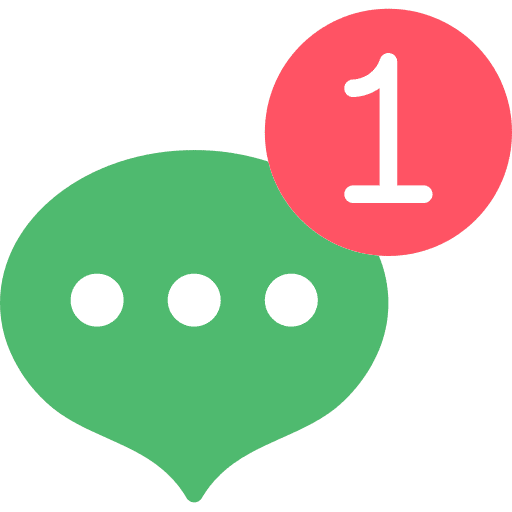 Messaging speech bubble message chat icon