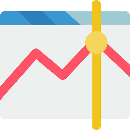 Stocks analytics data analytics app icon