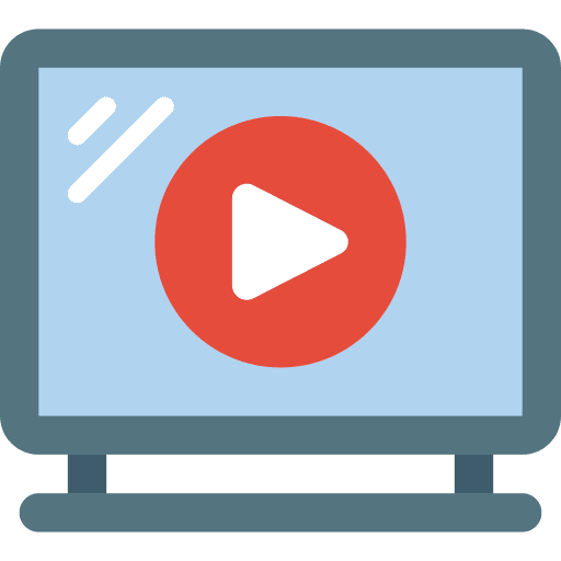 Television screen tv computer icon