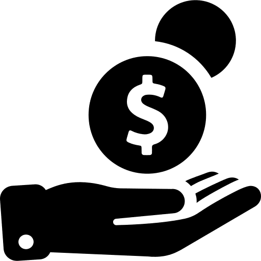 Dollar symbol argent coin dollar symbol icon