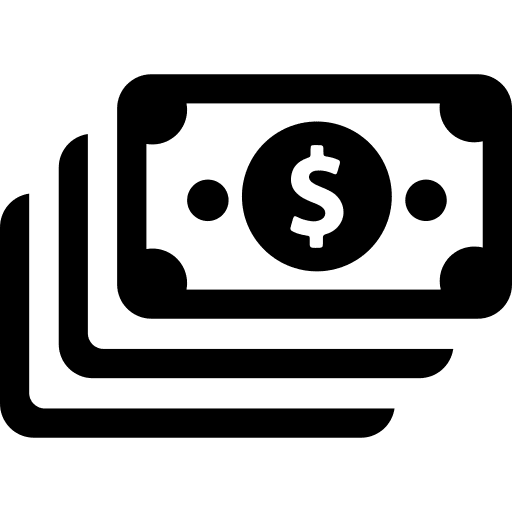 Money business money bills icon