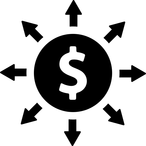 Dollar symbol money currency bank icon