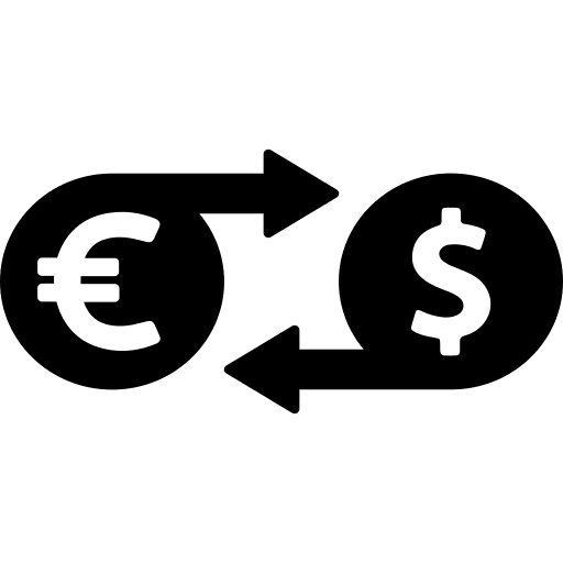 Exchange business money currency icon