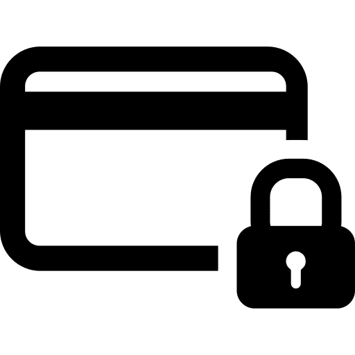 Credit card payment method credit card online store icon