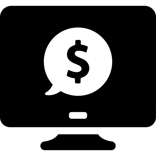 Monitor technology monitor real estate icon