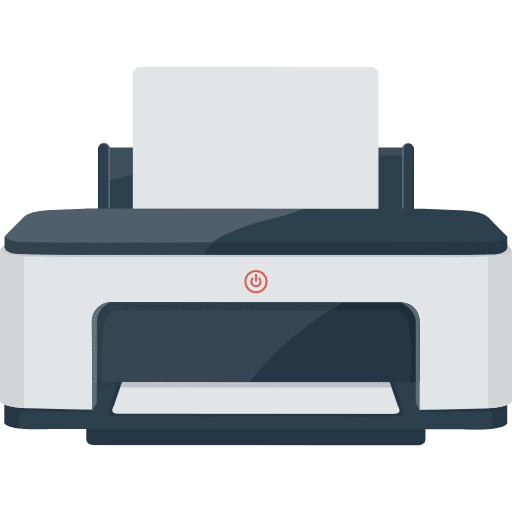 Printer technology electronics printing icon