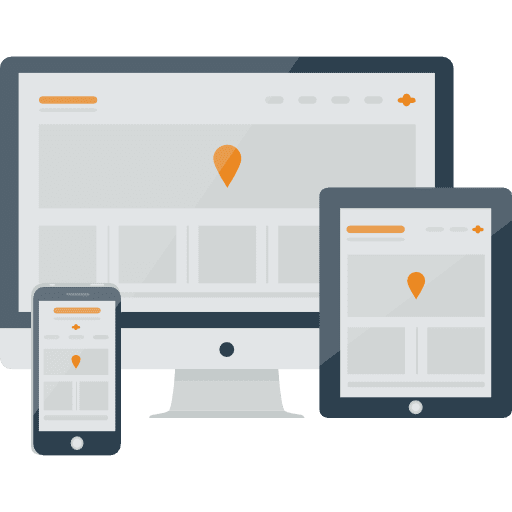 Responsive cellphone tablet smartphone icon