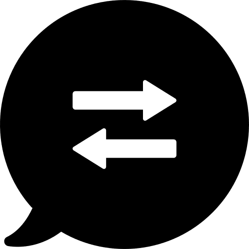 Speech bubble speech bubble button question mark icon