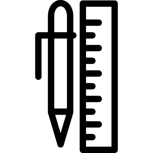 School material writing tool pen edit tools icon