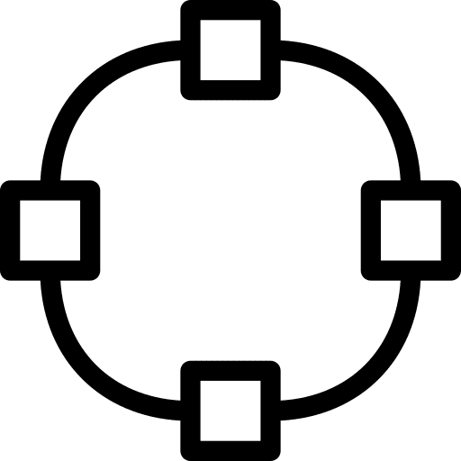 Select selection circle metrize icon