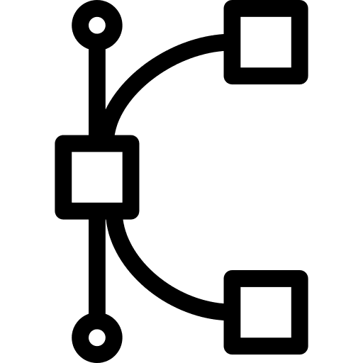 Vector edit tools graphics editor nodes icon