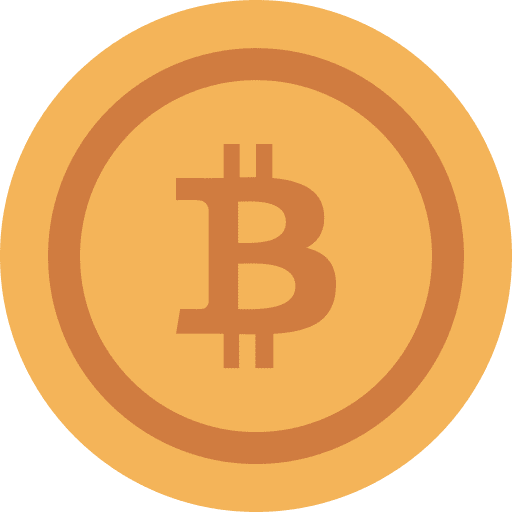 Bitcoin currency cash business icon