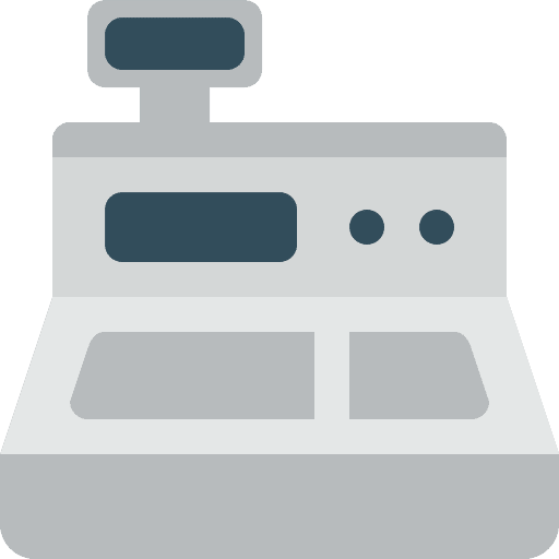 Cashbox cashbox business commerce and shopping icon