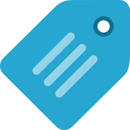 Label tag commerce and shopping shopping icon