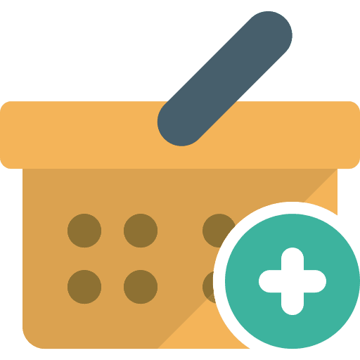 Shopping basket commerce commerce and shopping online store icon