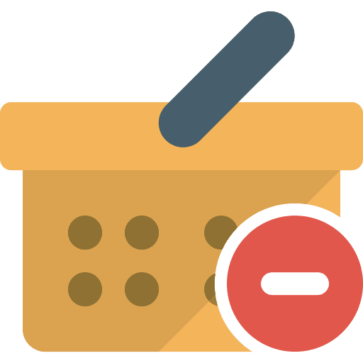 Shopping basket online store commerce commerce and shopping icon