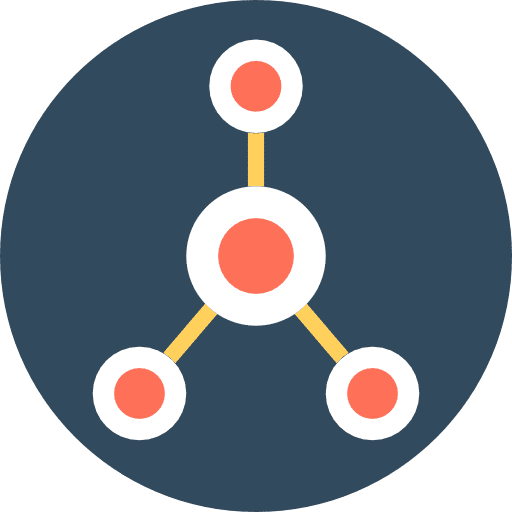 Networking social network shapes social media icon