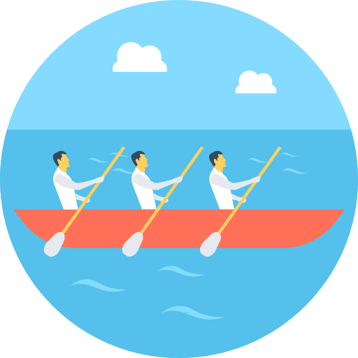 Rowing training sports sports and competition icon