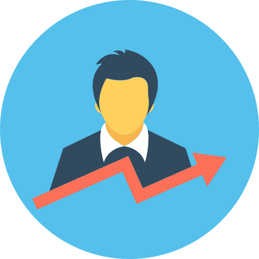 Profits statistics business and finance seo and web icon