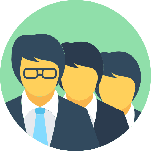Team seo and web people men icon