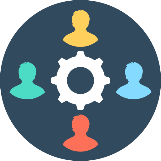 Teamwork hands and gestures seo and web gestures icon