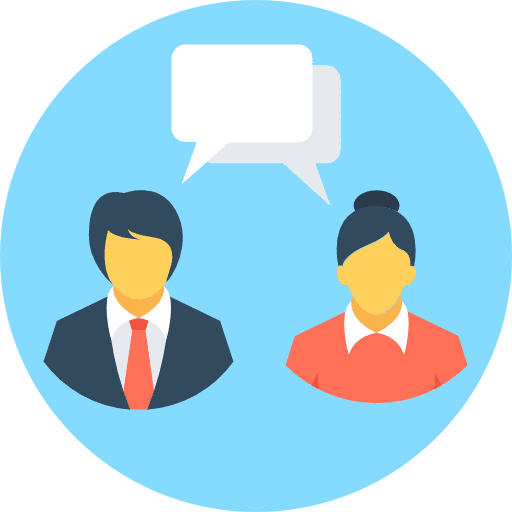 Chat conversation multimedia user icon